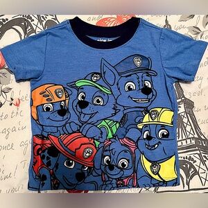 Nick Jr. Paw Patrol Toddler Boy’s Blue Short Sleeve Graphic T-shirt size 2T